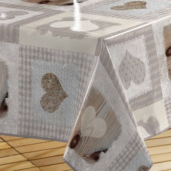 Soleil d'ocre Nappe toile cirée rectangle 140x240 cm EXOTIQUE pas