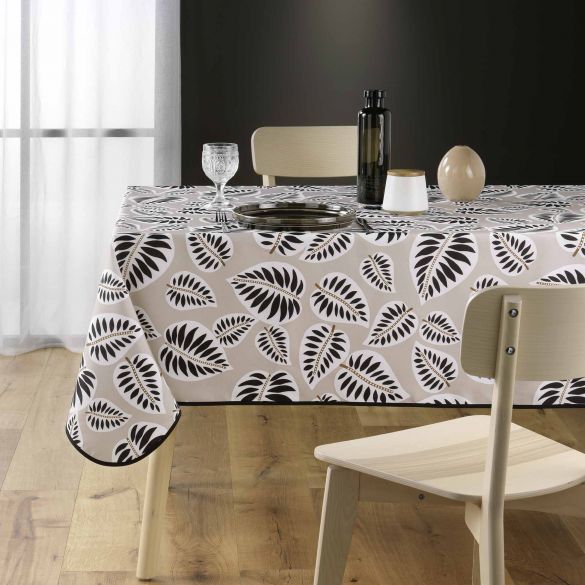 Nappe antitache carrée 150x150 cm - Feuilles