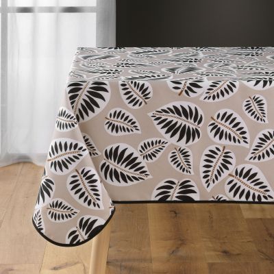 Nappe antitache carrée 150x150 cm - Feuilles