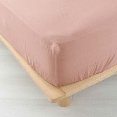 Drap housse 140x190 cm - Gaze de coton