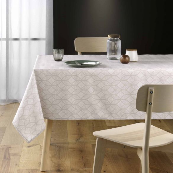 Nappe antitache rectangulaire 145x240 cm - Naturel