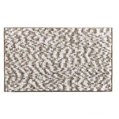 Tapis de bain 45x75 cm microfibre tricolore