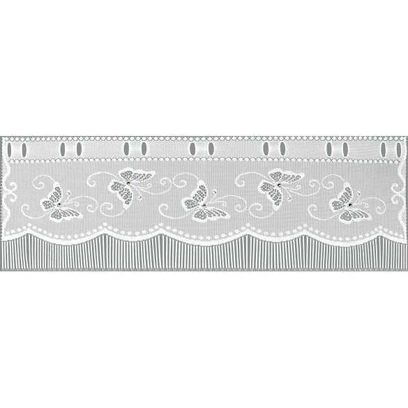 Rideau modulable au mètre - Papillon et strass