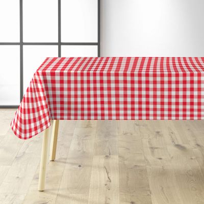 Toile cirée au mètre - Largeur 140 cm - Vichy rouge
