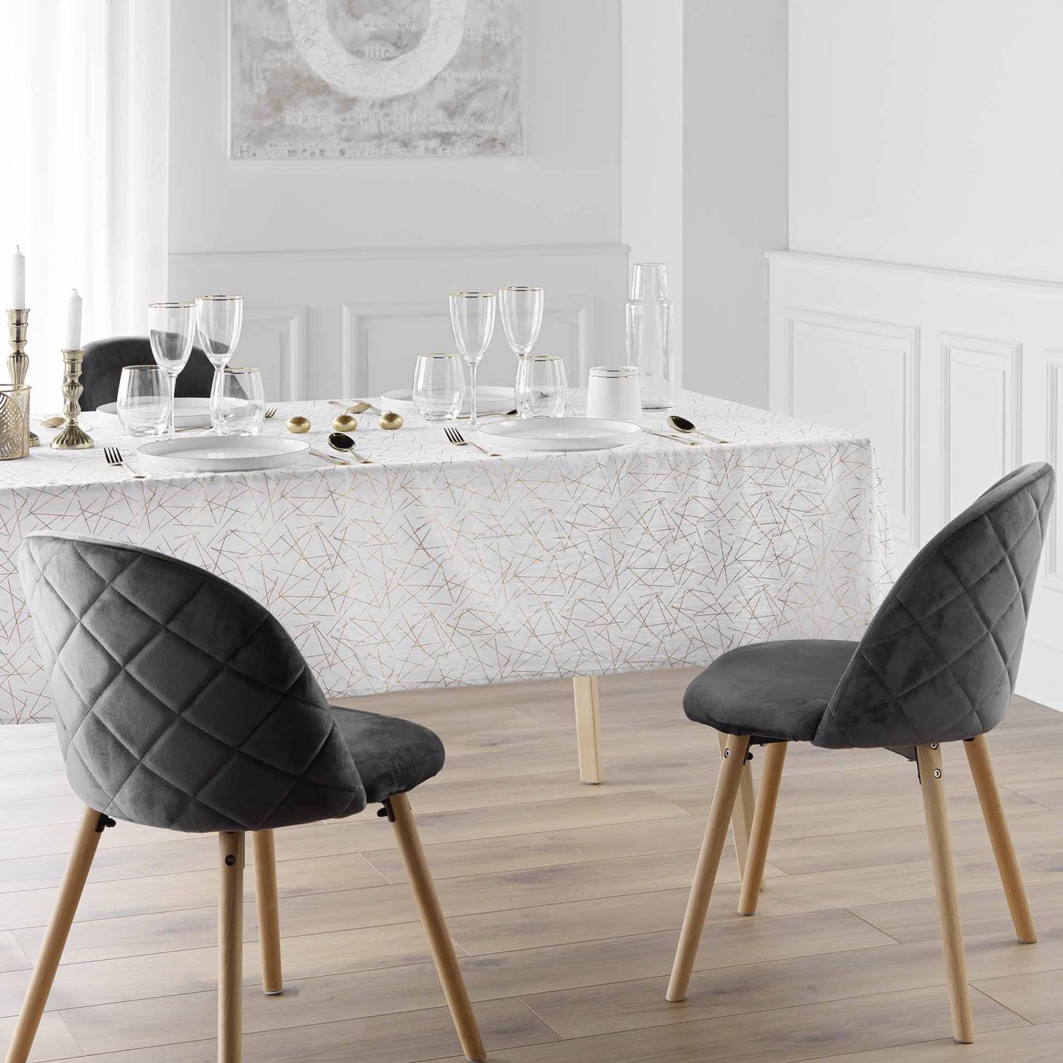 Nappe rectangle 140x240 cm - Mikado or