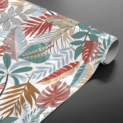 Toile cirée au mètre - Largeur 140 cm - Feuillage
