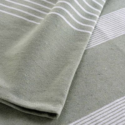Couvre lit - 240x260 cm- Tissé - Rayures