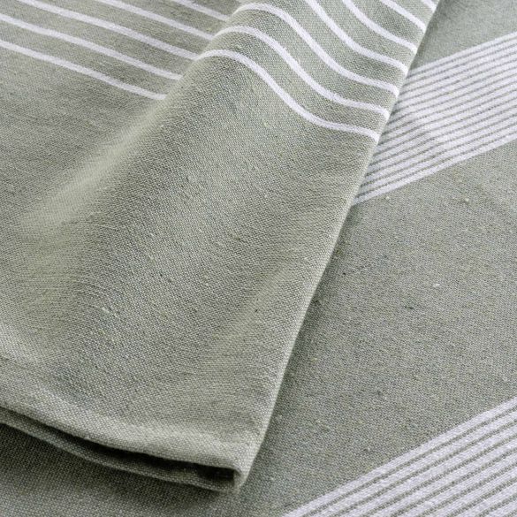 Couvre lit - 240x260 cm- Tissé - Rayures