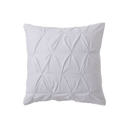 Housse de couette 260x240 cm + taies - Blanc - Effet matelassé