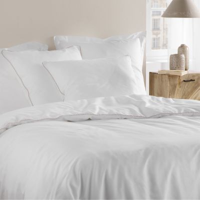 Housse de couette 220x240 cm + uni blanche