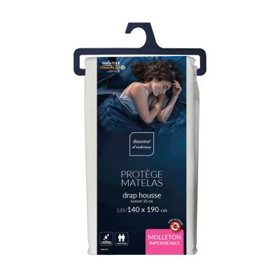 Protège matelas jetable 140x190cm - Molleton imperméable