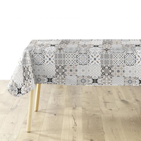 Toile cirée au mètre - Largeur 140 cm - Carreaux de ciment