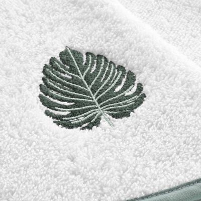 Essuie main rond - Feuille sauge