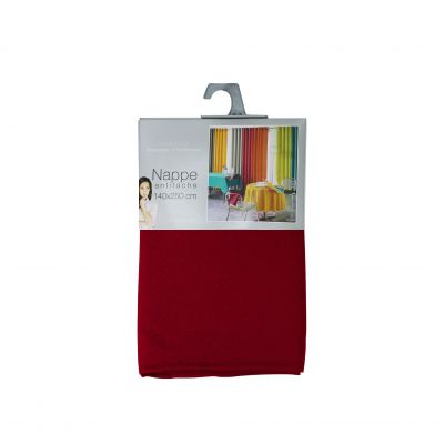 Nappe antitache rectangulaire - 140x250 cm - uni