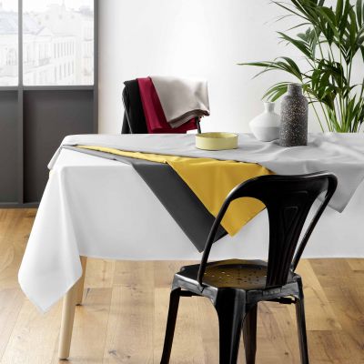 Nappe antitache rectangulaire - 140x250 cm - uni