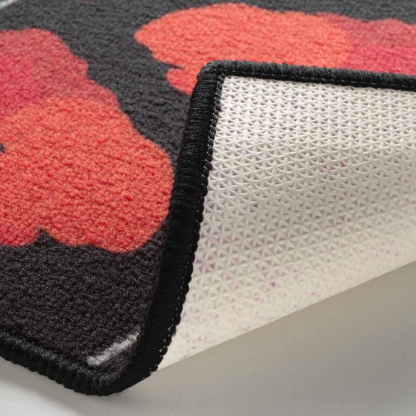 Tapis antidérapant - 50x120cm - Coquelicots