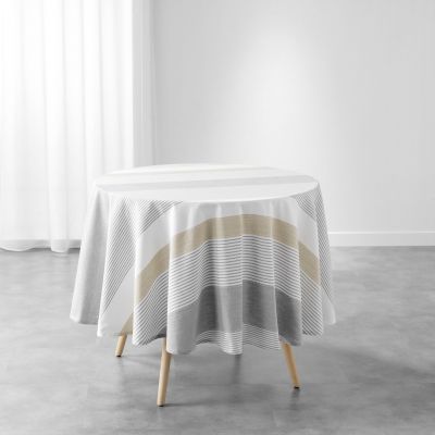 Nappe ronde Diamètre 180cm - Tissé teint