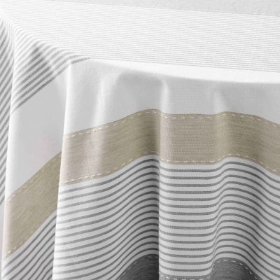 Nappe ronde Diamètre 180cm - Tissé teint