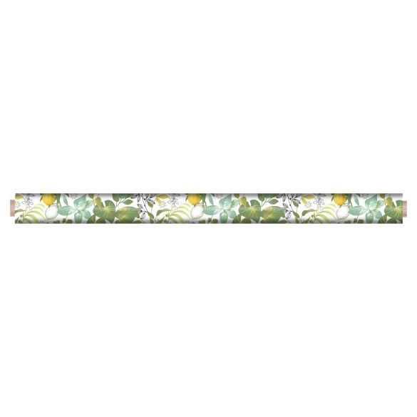 Toile cirée au mètre - Largeur 140 cm - Feuilles et Citrons