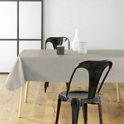 Toile cirée au mètre - Largeur 140 cm - Quadrillage naturel