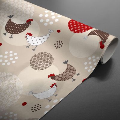 Toile cirée au mètre - Largeur 140 cm - Cocotine