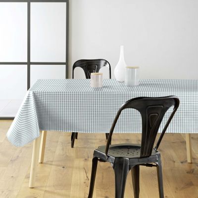 Toile cirée au mètre - Largeur 140 cm - Vichy marine
