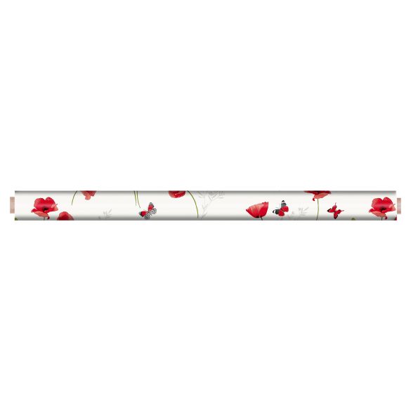 Toile cirée au mètre - Largeur 140 cm - Coquelicot