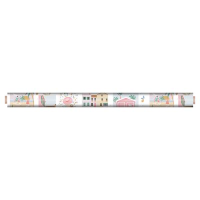Toile cirée au mètre - Largeur 140 cm - Vacances à la plage