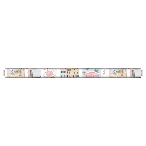 Toile cirée au mètre - Largeur 140 cm - Vacances à la plage