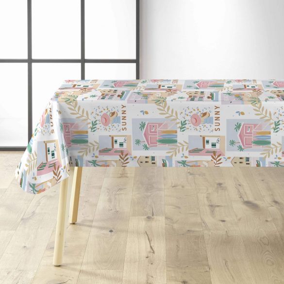 Toile cirée au mètre - Largeur 140 cm - Vacances à la plage