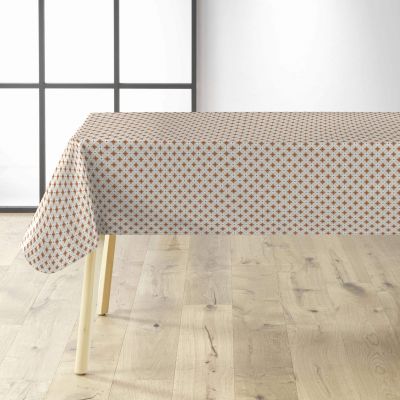 Toile cirée au mètre - Largeur 140 cm - Motifs graphiques Terracotta