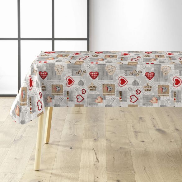 Toile cirée au mètre - Largeur 140 cm - Amour