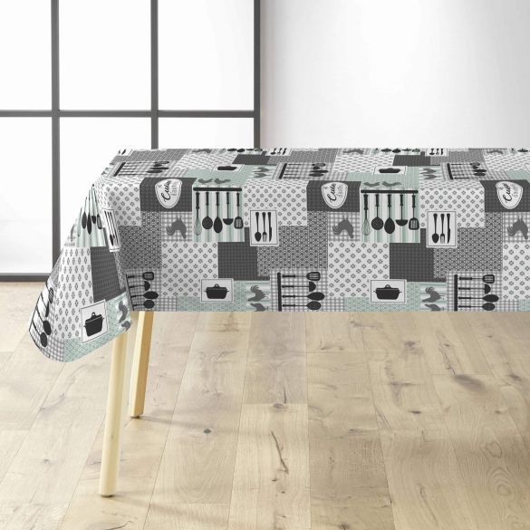 Toile cirée au mètre - Largeur 140 cm - Motifs graphiques et poules