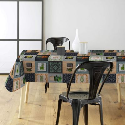 Toile cirée au mètre - Largeur 140 cm - Cactus et plantes grasses