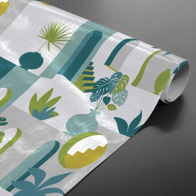 Toile cirée au mètre - Largeur 140 cm - Terralina bleu