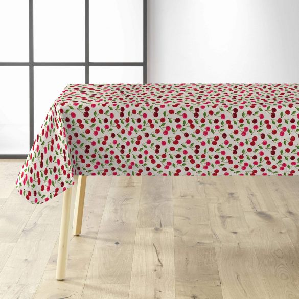 Toile cirée au mètre - Largeur 140 cm - Cerises
