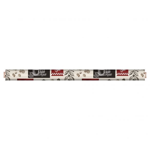 Toile cirée au mètre - Largeur 140 cm - Coffee time