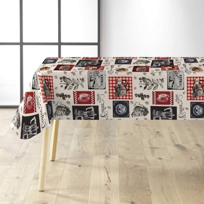 Toile cirée au mètre - Largeur 140 cm - Coffee time