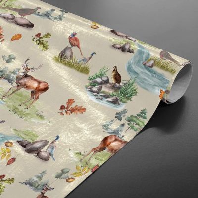 Toile cirée au mètre - Largeur 140 cm - Chasse