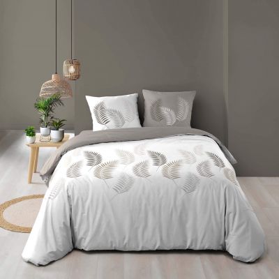 Housse de couette - 200 x 200 cm + taies - Goyave