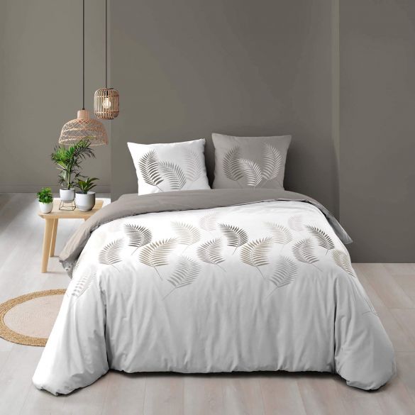 Housse de couette - 200 x 200 cm + taies - Goyave