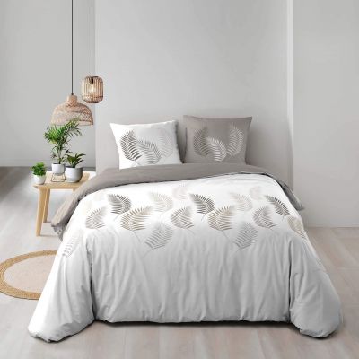 Housse de couette - 200 x 200 cm + taies - Goyave