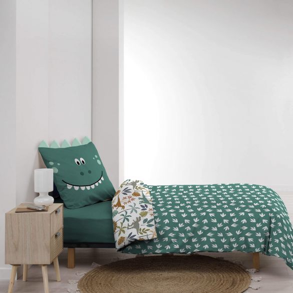 Housse de couette - 140 x 200 cm + taie - Dinosaure