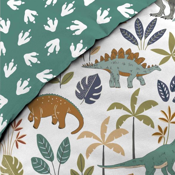 Housse de couette - 140 x 200 cm + taie - Dinosaure