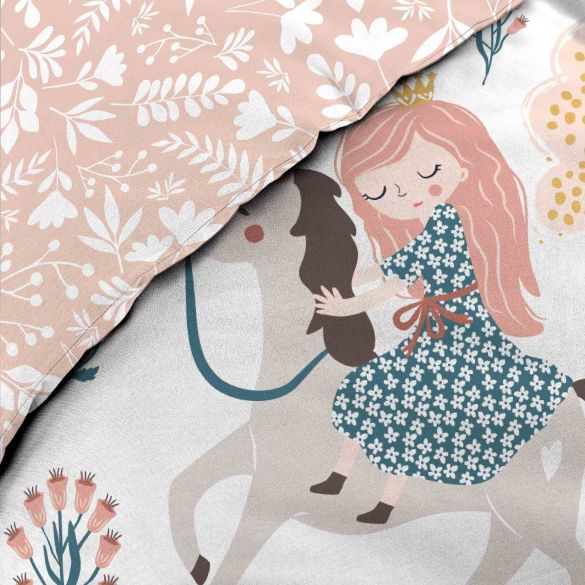 Housse de couette - 140 x 200 cm + taie - Lilibelle