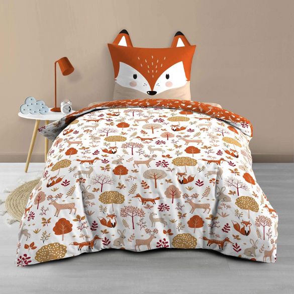 Housse de couette - 140 x 200 cm + taie - Renard
