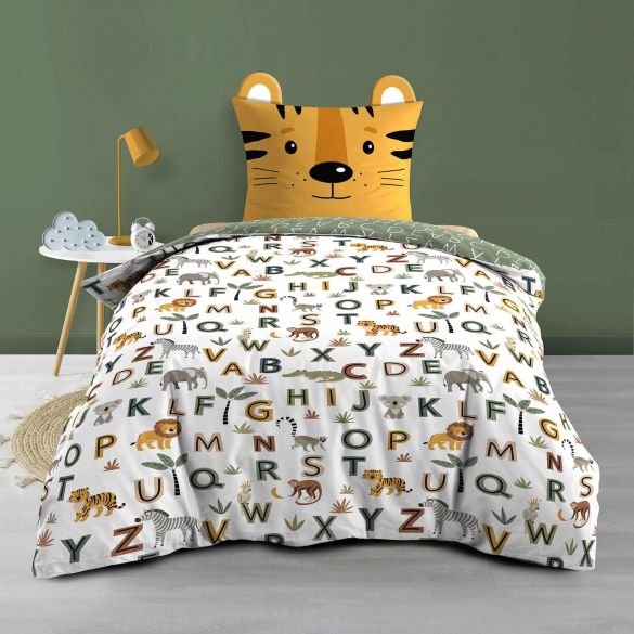 Housse de couette - 140 x 200 cm + taie - Tigre Housse de couette - 140 x 200 cm + taie - Tigre