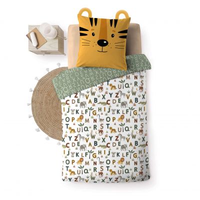 Housse de couette - 140 x 200 cm + taie - Tigre