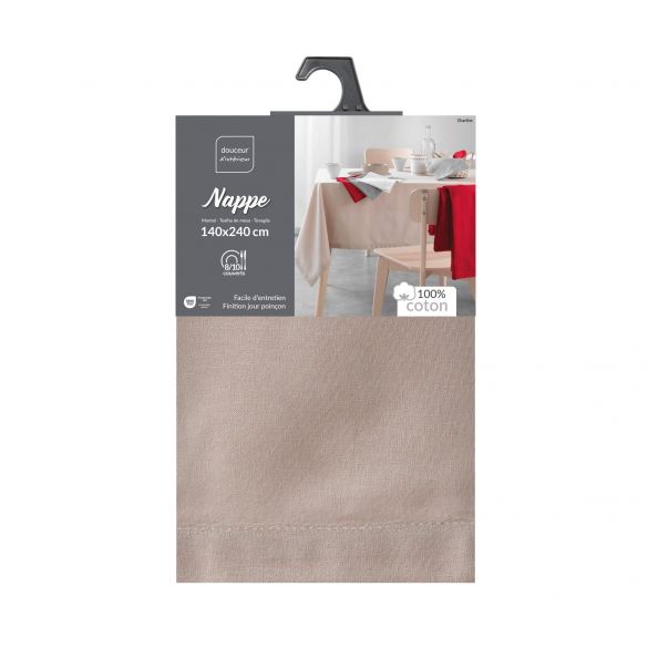 Nappe rectangle - 140 x 240 cm - Charline - Lin