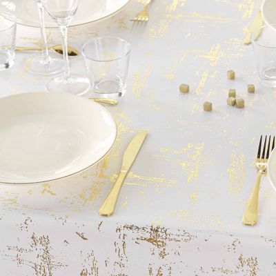Nappe rectangle - 150 x 240 cm - Granitor métallisé